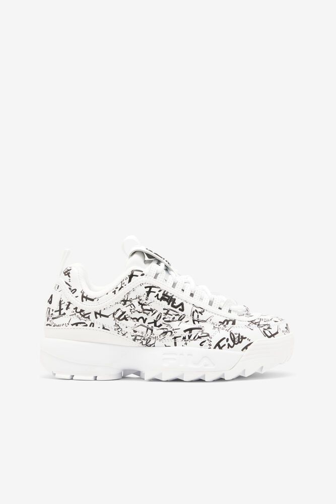 Fila Sneakers Disruptor 2 Graffiti Womens White - India XQL-947053